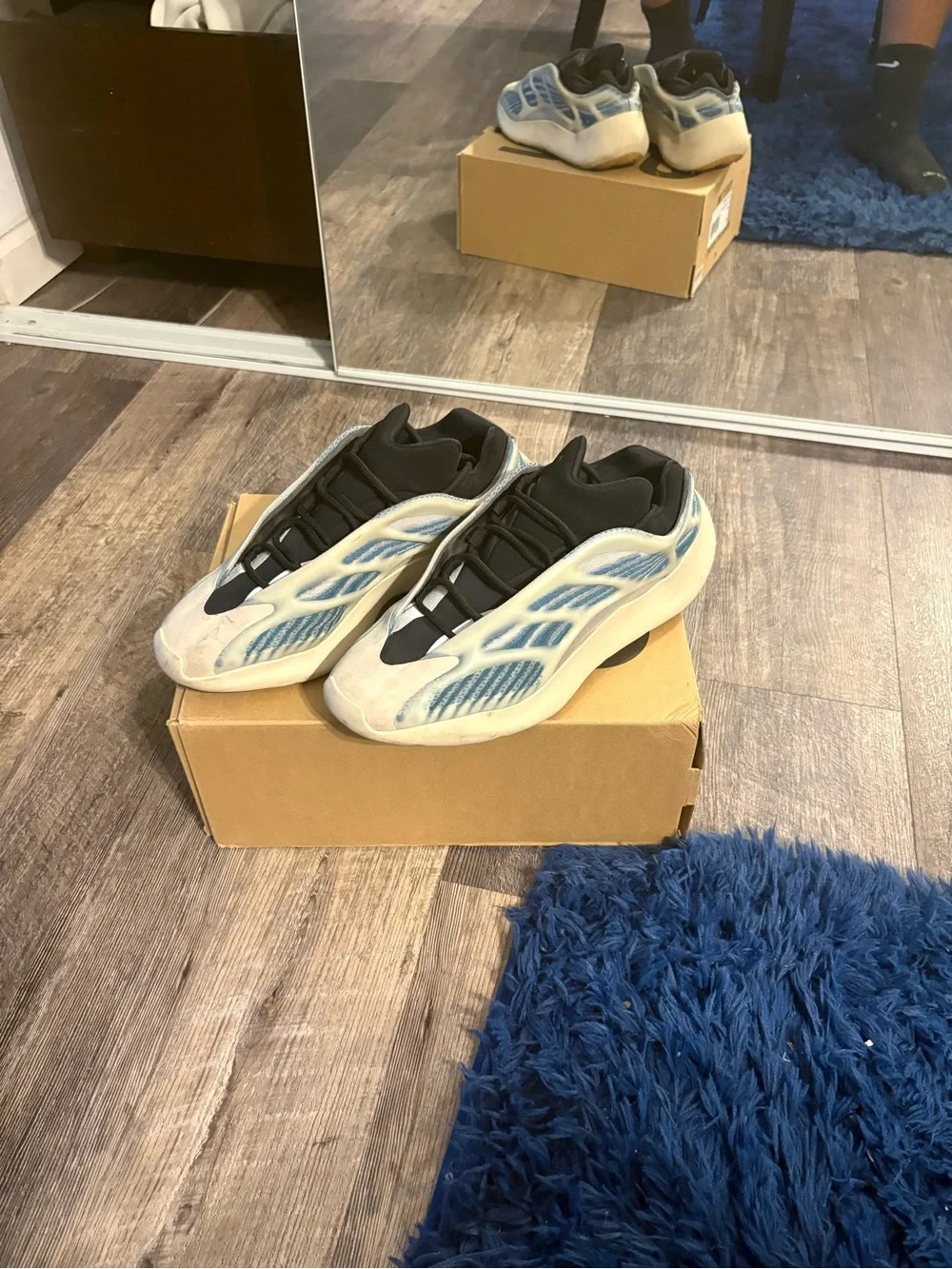 adidas Men’s Sneakers in Black, Blue, White